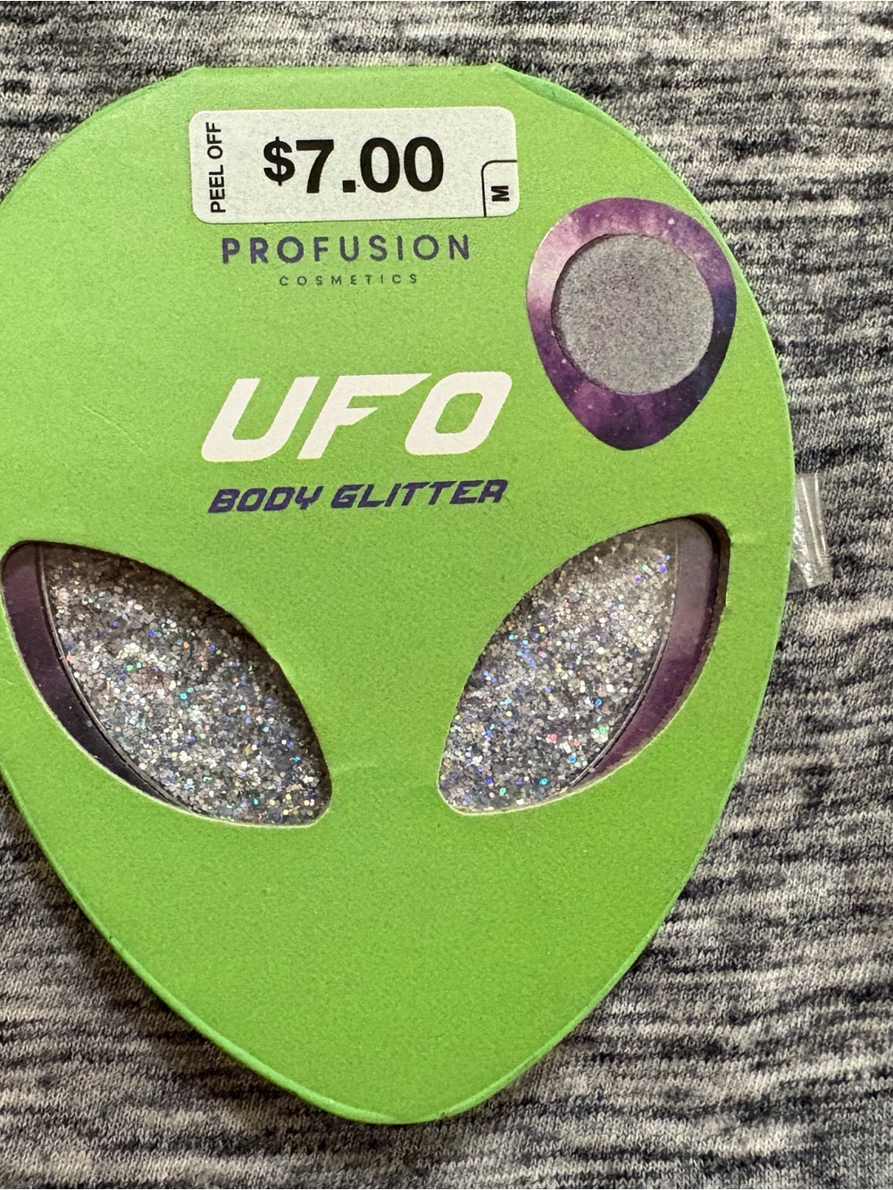 Profusion Cosmetics UFO Body Glitter - Silver Holographic